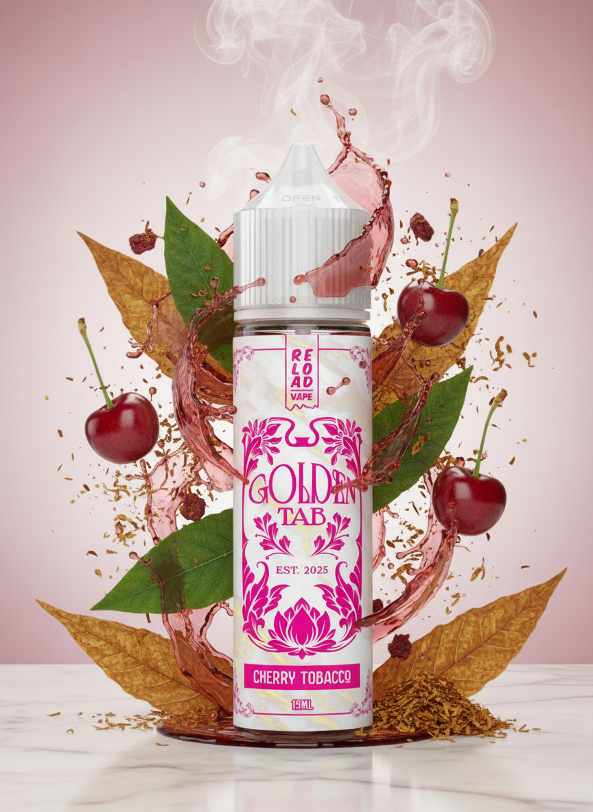 RELOADVAPE - GOLDEN TAB- CHERRY TOBACCO