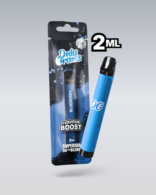 VAPE DESECHABLE H2 96% BLUEBERRY 2ML - ONLY GRAMS