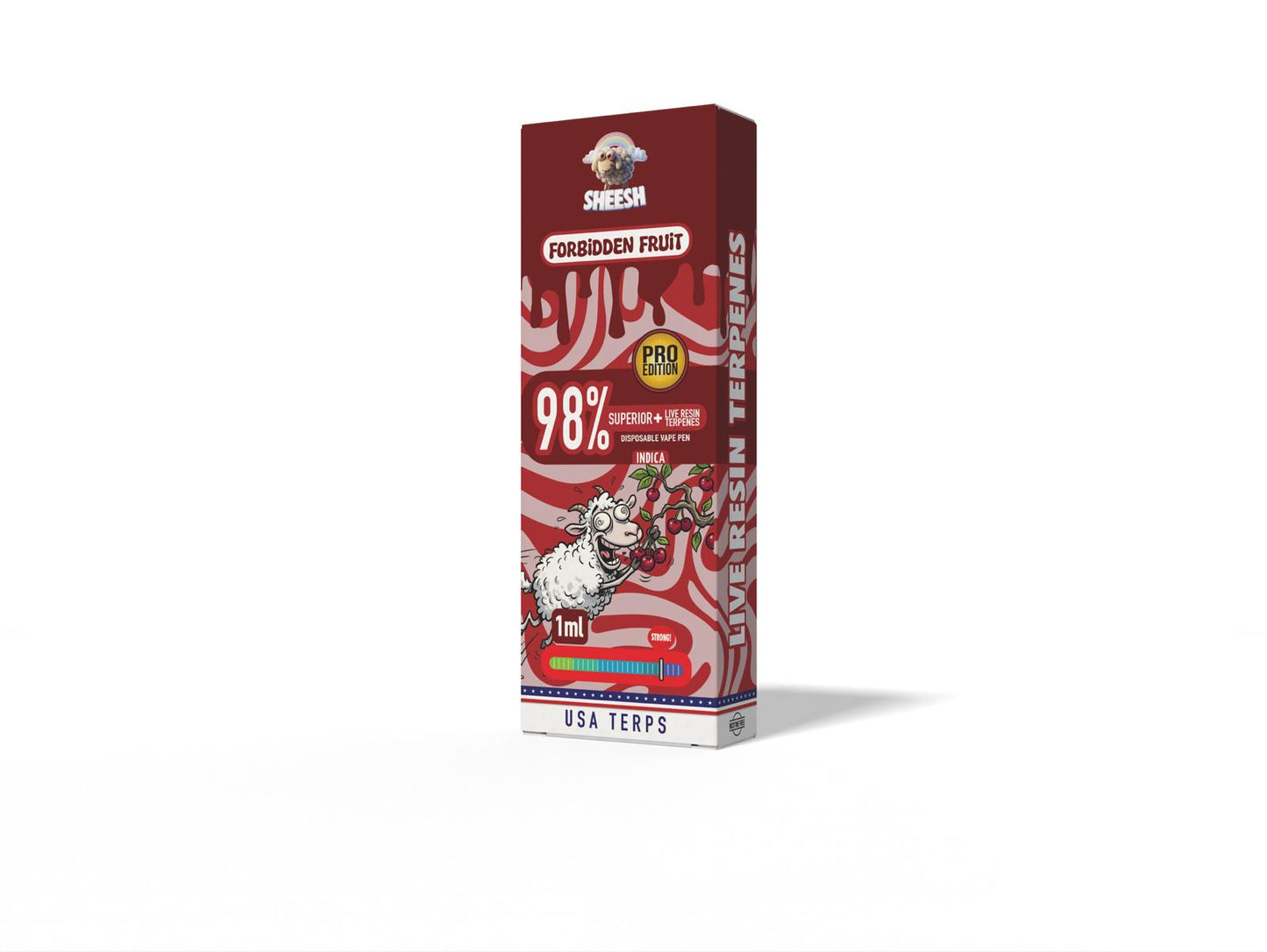 VAPE DESECHABLE H3 98% FORBIDDEN FRUIT 1ML – SHEESH