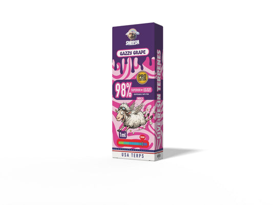 VAPE DESECHABLE H3 98% GAZZY GRAPE 1ML – SHEESH