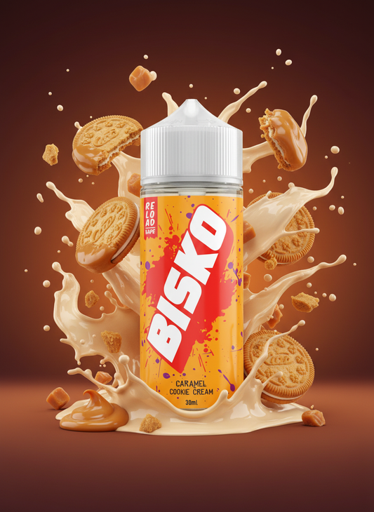RELOADVAPE - BISKO - CARAMEL COOKIE CREAM