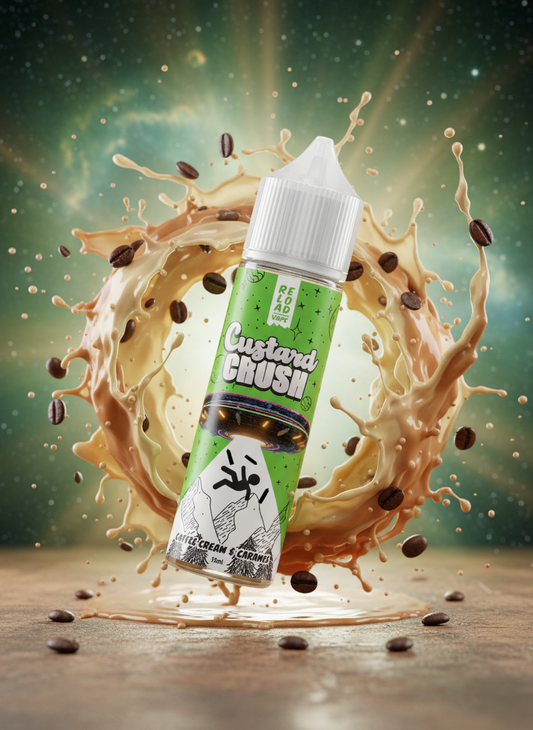 RELOADVAPE - CUSTARD CRUSH - COFFEE CREAM & CARAMEL