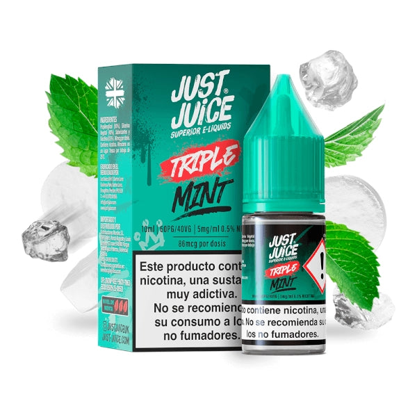 Just Juice Mint Range Salts Triple Mint 10ml