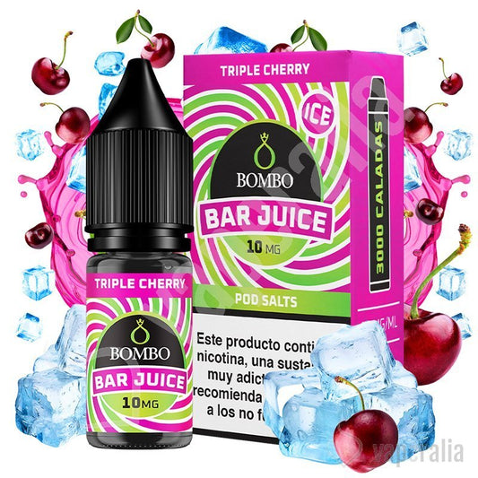 Triple Cherry Ice 10ml - Bombo Bar Juice