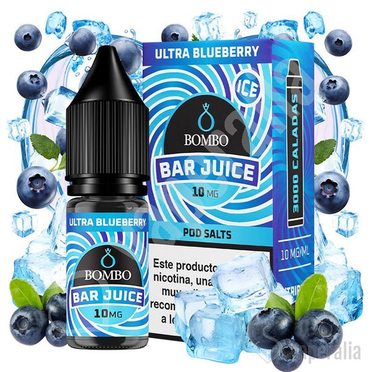 Ultra Blueberry Ice 10ml - Bombo Bar Juice
