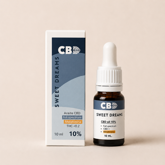 Aceite CBD 10% con melatonina y CBN – Full Spectrum (10 ml)