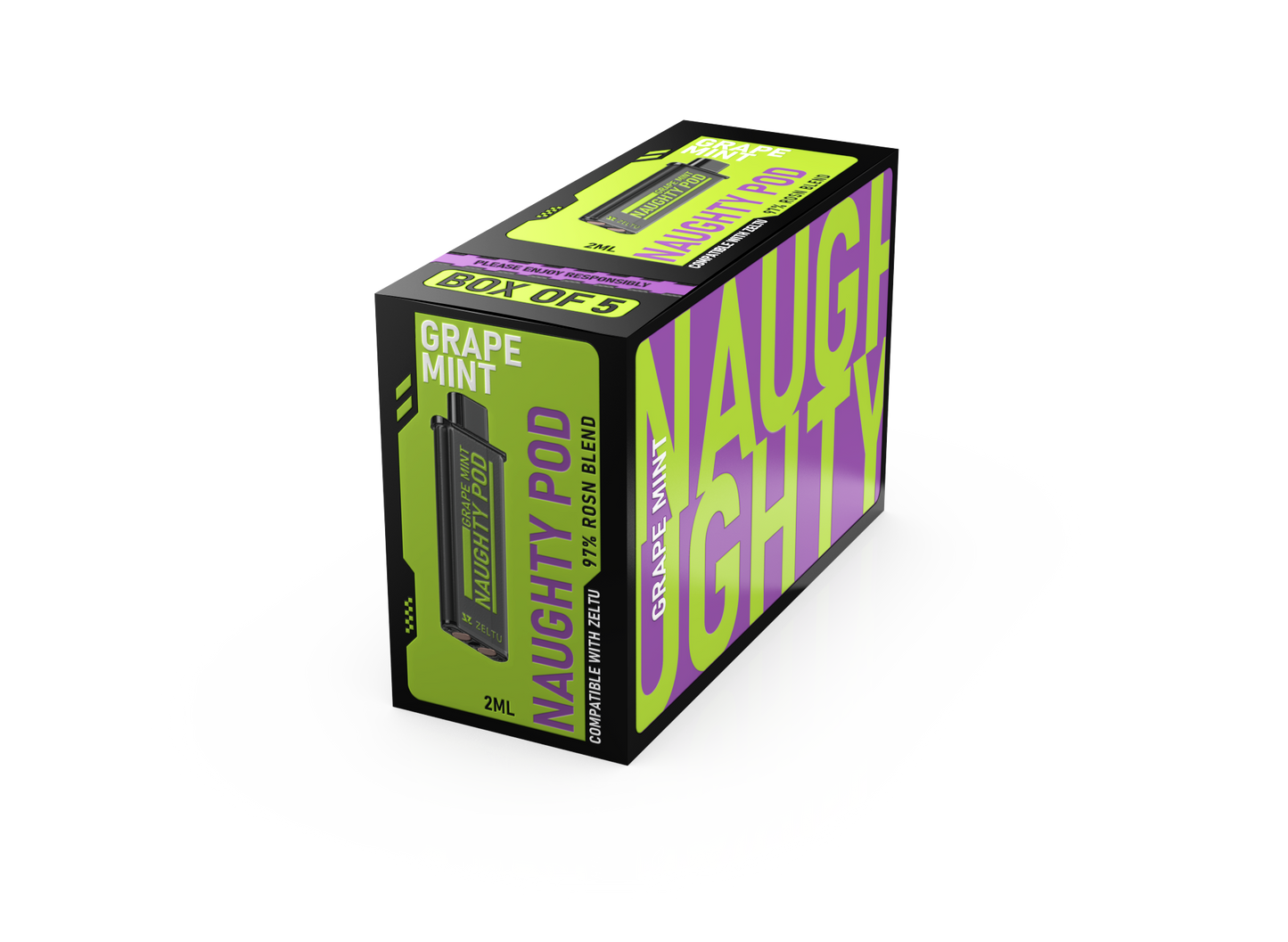 KIT INICIO VAPER ZELTU X³ + NAUGHTY POD H10