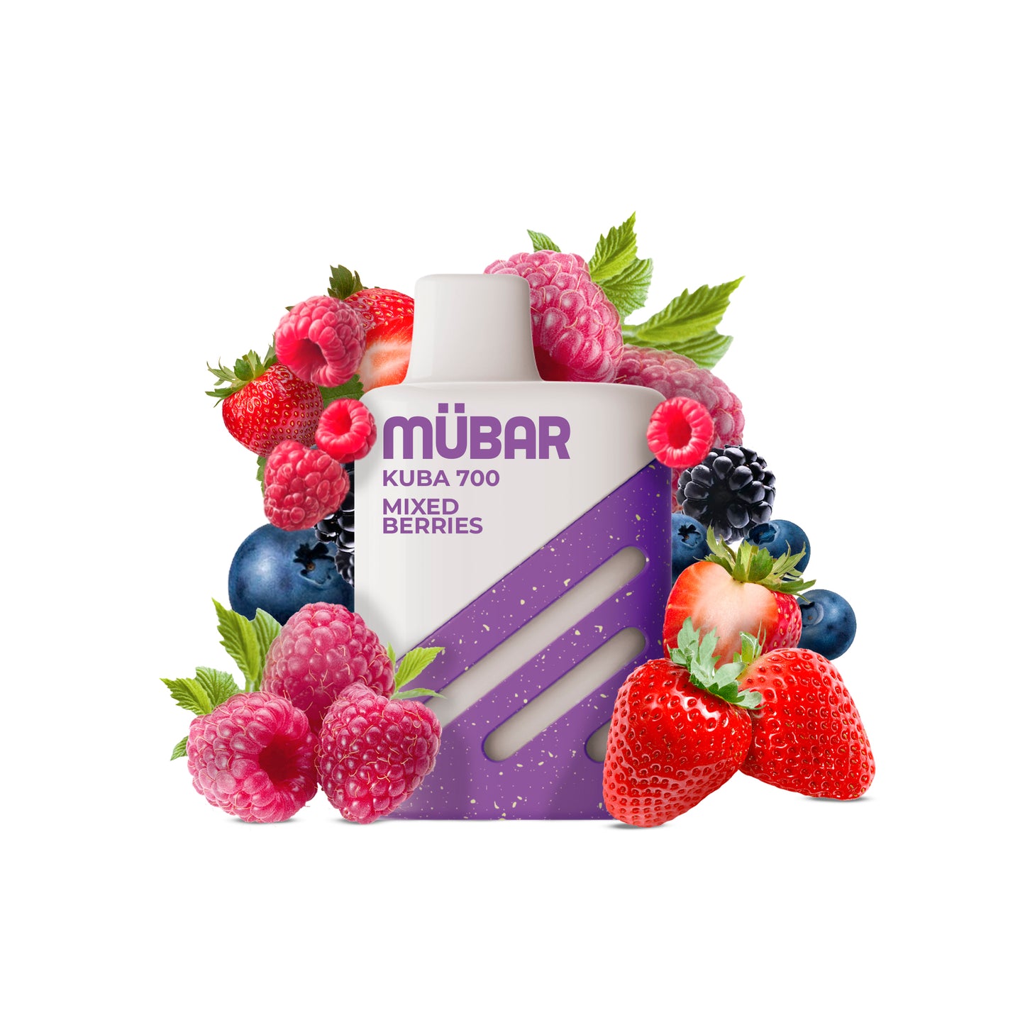 MÜBAR KUBA 700 MIXED BERRIES 0% 2ML