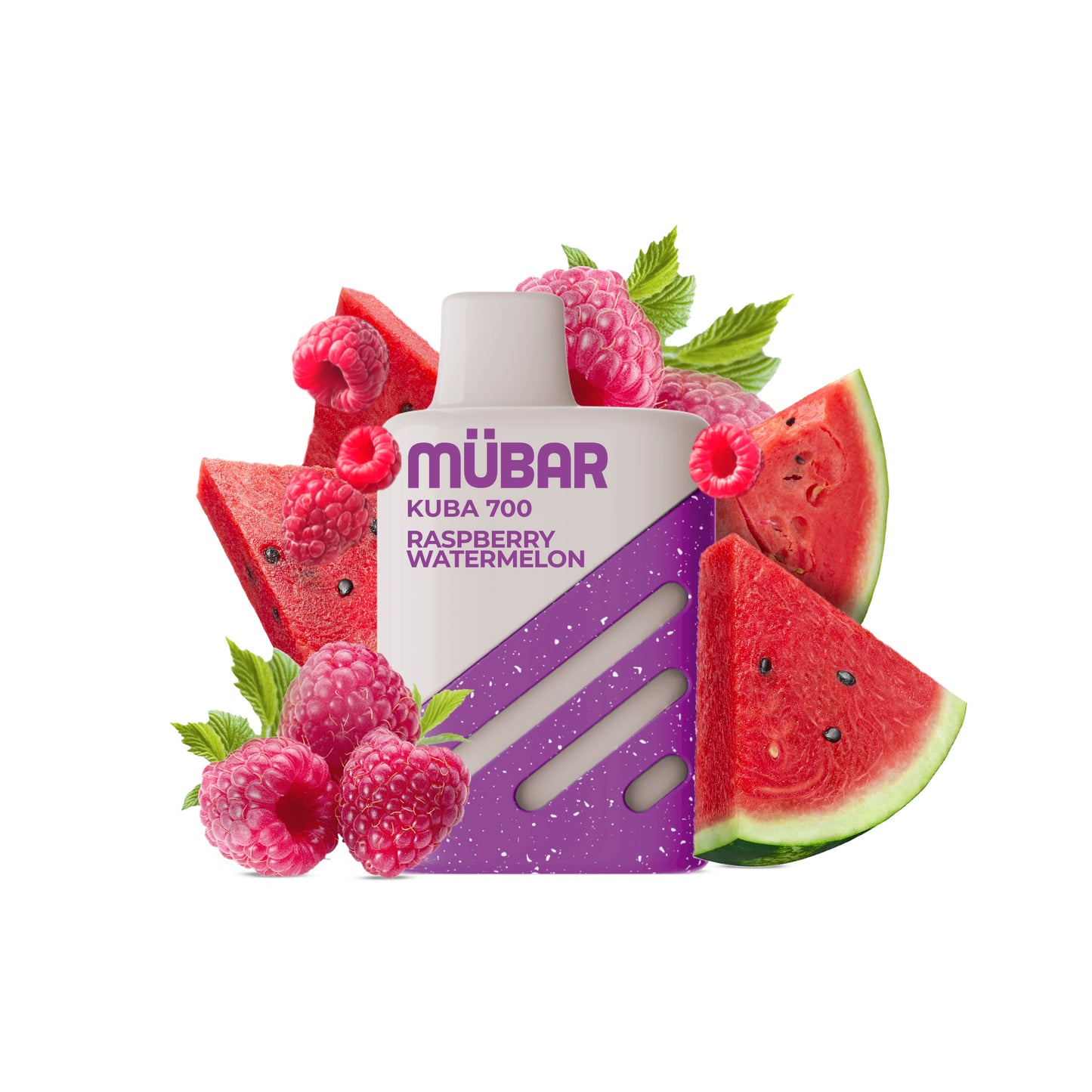 MÜBAR KUBA 700 RASPBERRY WATERMELON 0% 2ML