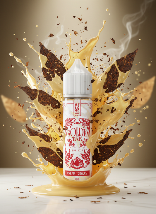RELOADVAPE -GOLDEN TAB - CREAM TOBACCO