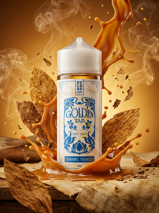 RELOADVAPE -GOLDEN TAB - CARAMEL TOBACCO