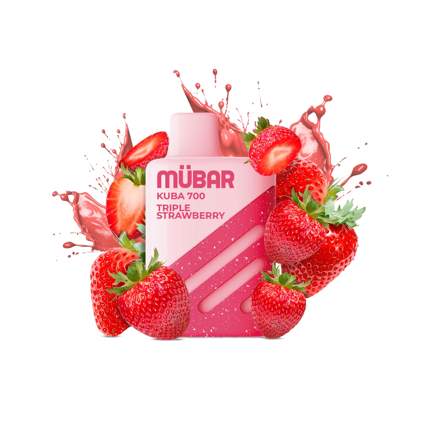 MÜBAR KUBA 700 TRIPLE STRAWBERRY 20MG 2ML