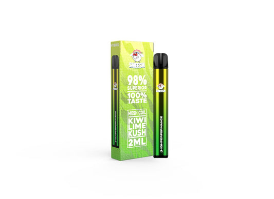 VAPE DESECHABLE H2 98% KIWI LIME KUSH 2ML - SHEESH
