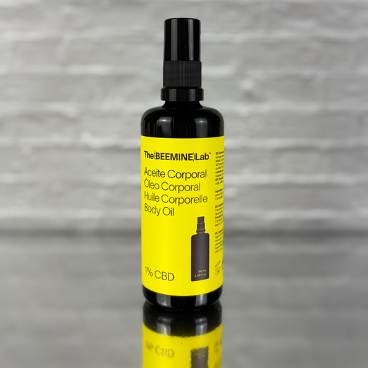 Aceite corporal CBD Beemine 100 ml – hidratante y relajante