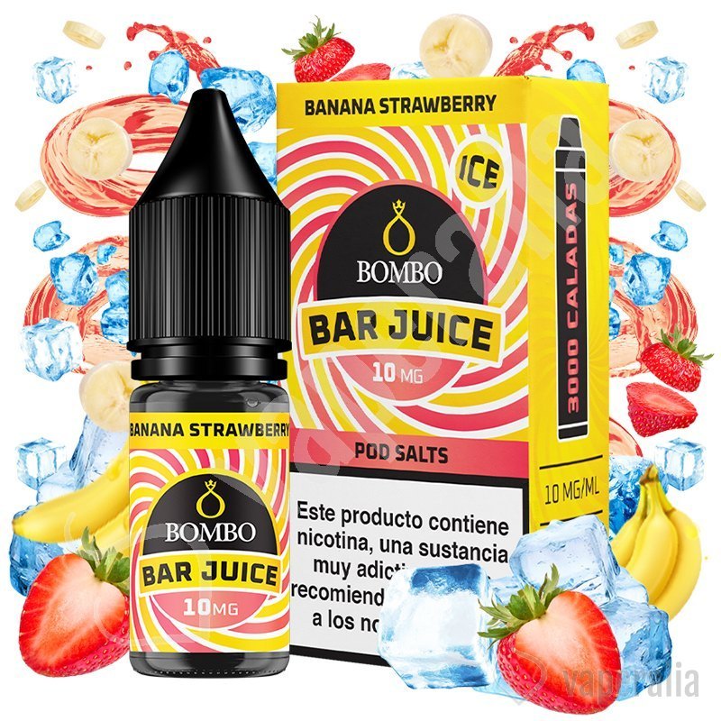 Banana Strawberry Ice 10ml - Bombo Bar Juice