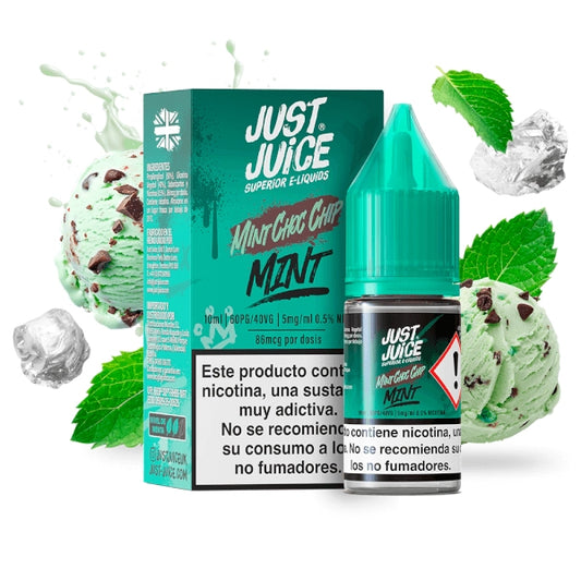 Just Juice Mint Range Salts Mint Choco Chip 10ml